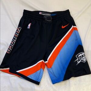 OKC Thunder Nike NBA Engineered Shorts Sz 34